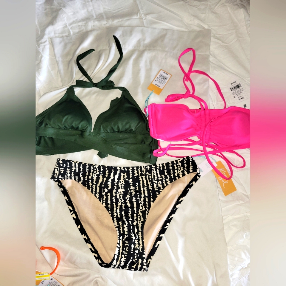 3pc Bikini Set Brand New With Tags ShadeShore Kona Sol 3pc Bikini Set Brand New With Tags ShadeShore Kona Sol